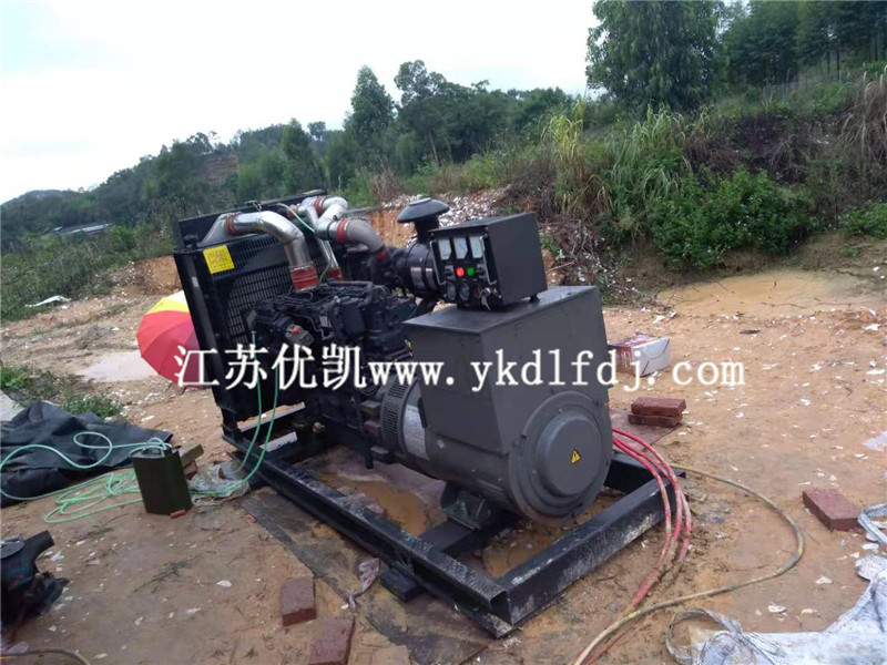 2021年7月31日，上柴股份150KW發(fā)電機組交付廣西某工廠使用