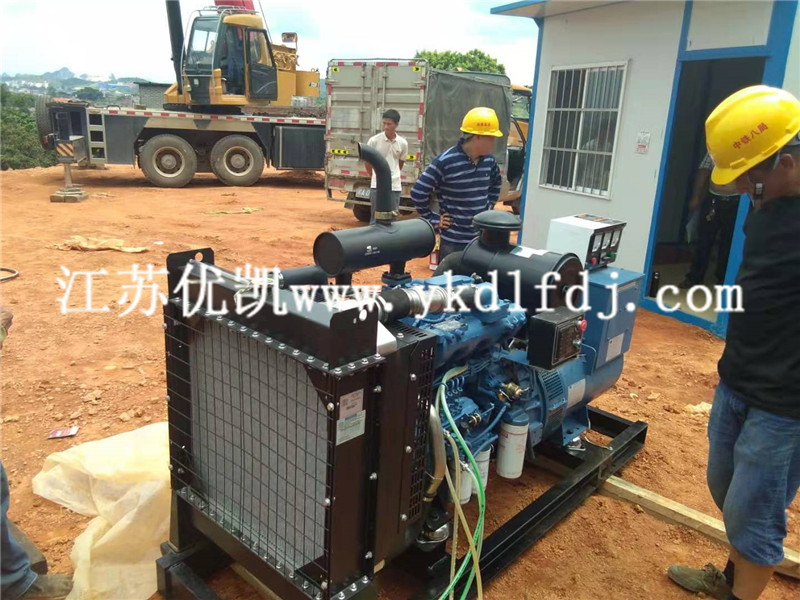 2021年8月18日，玉柴發(fā)電機(jī)組100KW交付廣西橫縣工地使用