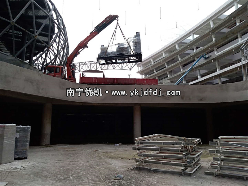 2022年6月15日，900KW上柴發(fā)電機(jī)組帶ATS柜通過驗(yàn)收交付某產(chǎn)業(yè)園